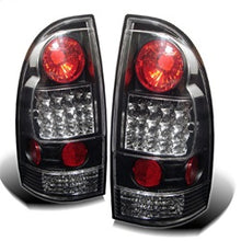 Load image into Gallery viewer, Toyota-Tacoma-05-15-Led-Tail-Lights-Black-Alt-Yd-Tt05-Led-Bk