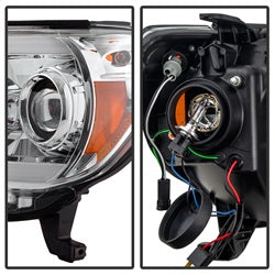 Toyota-Tacoma-12-16-Projector-Headlights-Light-Bar-Drl-Chrome-Pro-Yd-Tt12-Lbdrl-C