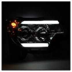 Toyota-Tacoma-12-16-Projector-Headlights-Light-Bar-Drl-Chrome-Pro-Yd-Tt12-Lbdrl-C