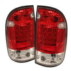 Toyota-Tacoma-95-00-Led-Tail-Lights-Red-Clear-Alt-Yd-Tt95-Led-Rc