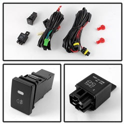 Toyota-Tundra-07-13-All-Double-CabCrewmax-Oem-Fog-LightswSwch-Smke-Fl-Cl-Ttu07-Sm