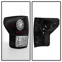 Load image into Gallery viewer, Toyota-Tundra-07-13-Led-Tail-Lights-Black-Alt-Yd-Ttu07-Led-Bk