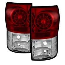 Load image into Gallery viewer, Toyota-Tundra-07-13-Led-Tail-Lights-Red-Clear-Alt-Yd-Ttu07-Led-Rc