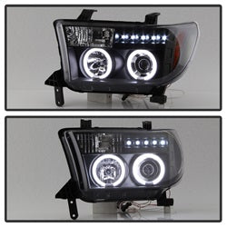 Toyota-Tundra-07-13-Projector-Headlights-Ccfl-Halo-Led-Blk-Pro-Yd-Ttu07-Ccfl-Bk