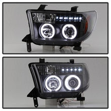 Load image into Gallery viewer, Toyota-Tundra-07-13-Projector-Headlights-Ccfl-Halo-Led-Blk-Pro-Yd-Ttu07-Ccfl-Bk