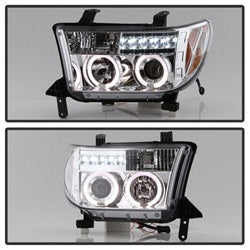 Toyota-Tundra-07-13-Projector-Headlights-Led-Halo-Led-Chrm-Pro-Yd-Ttu07-Hl-C