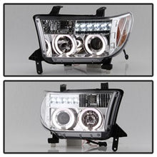 Load image into Gallery viewer, Toyota-Tundra-07-13-Projector-Headlights-Led-Halo-Led-Chrm-Pro-Yd-Ttu07-Hl-C