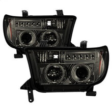 Load image into Gallery viewer, Toyota-Tundra-07-13-Projector-Headlights-Led-Halo-Led-Smke-Pro-Yd-Ttu07-Hl-Sm
