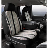 Fia Inc. TR48-10 BLACK TR40 Series - Wrangler Saddleblanket Custom Fit Front Seat Cover - Black