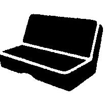 Load image into Gallery viewer, Tr40-Series---Wrangler-Saddleblanket-Custom-Fit-Rear-Seat-Cover---Brown