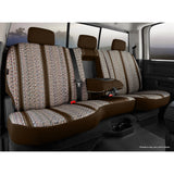 Fia Inc. TR45-2 BROWN TR40 Series - Wrangler Saddleblanket Custom Fit Rear Seat Cover - Brown