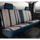 Fia Inc. TR42-25 NAVY TR40 Series - Wrangler Saddleblanket Custom Fit Rear Seat Cover - Navy
