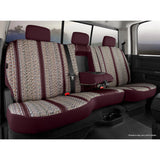 Fia Inc. TR42-49 WINE TR40 Series - Wrangler Saddleblanket Custom Fit Rear Seat Cover - Wine