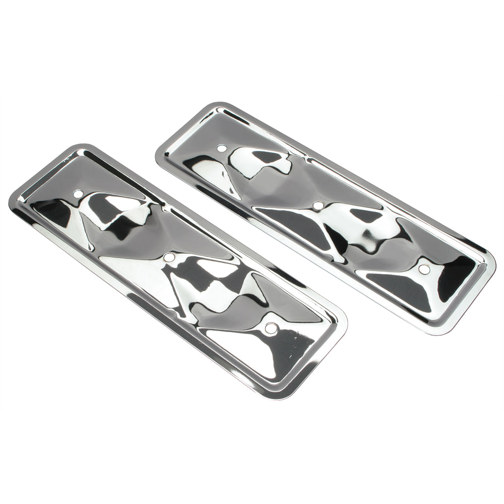 Traditional-Design-Valve-Covers;-NA;-Chevy-194,-230,-250-L6-Chrome