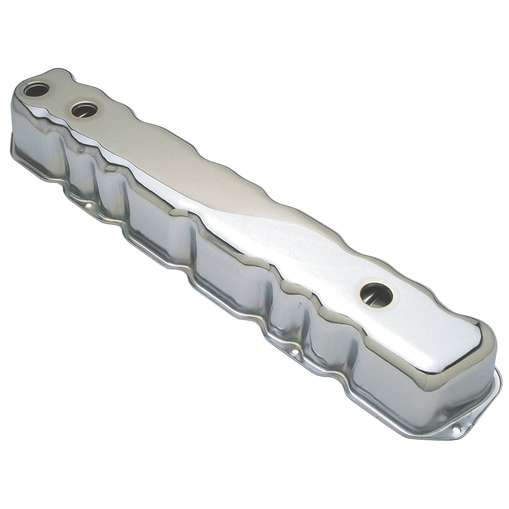 Traditional-Design-Valve-Covers;-Short;-Amc-199,-232,-258-L6-Chrome