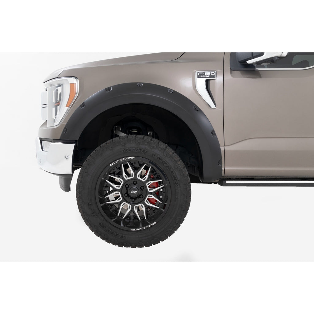 Traditional-Pocket-Fender-Flares-Flat-Black-Ford-F-150-2Wd4Wd-(21-23)-Rough-Country