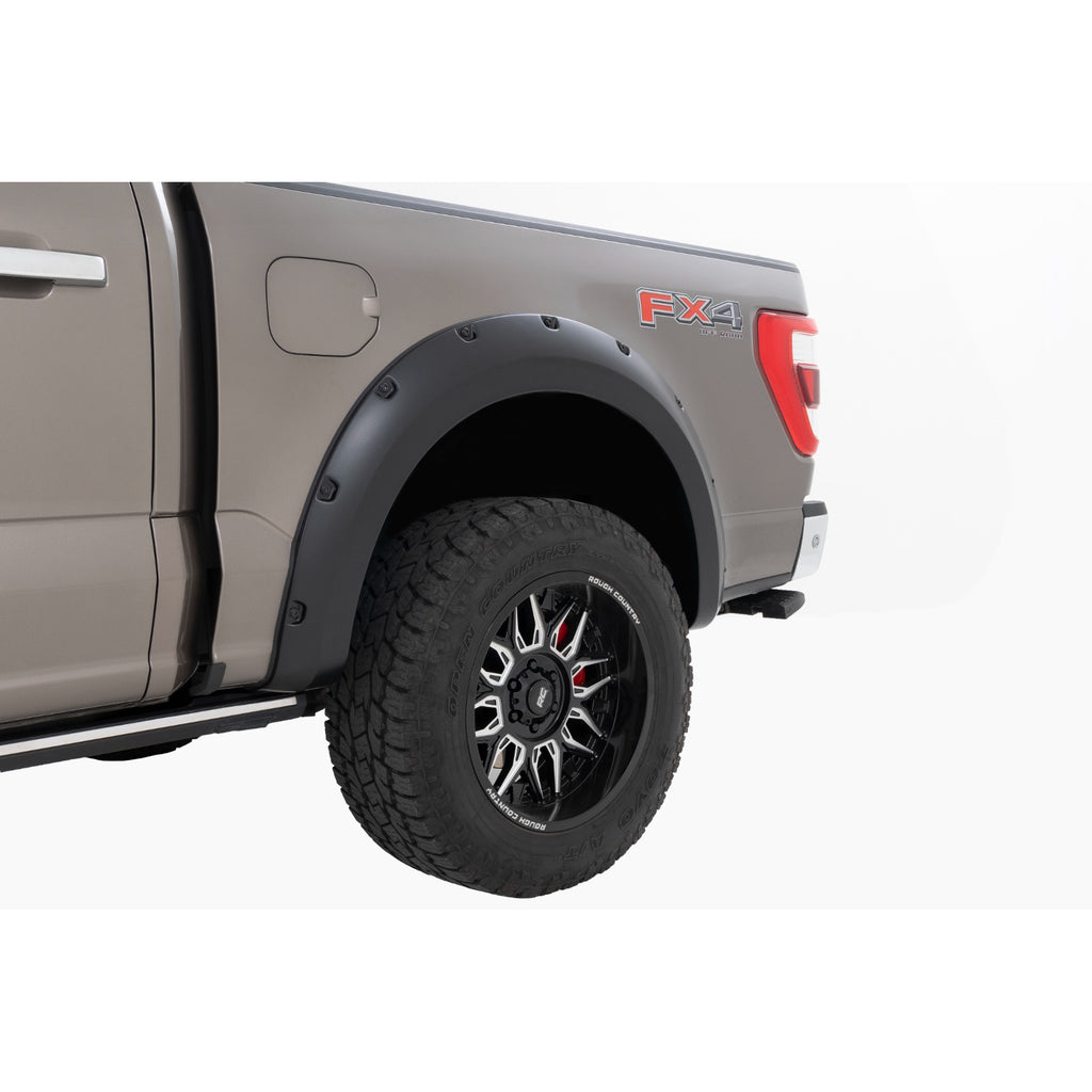 Traditional-Pocket-Fender-Flares-Flat-Black-Ford-F-150-2Wd4Wd-(21-23)-Rough-Country