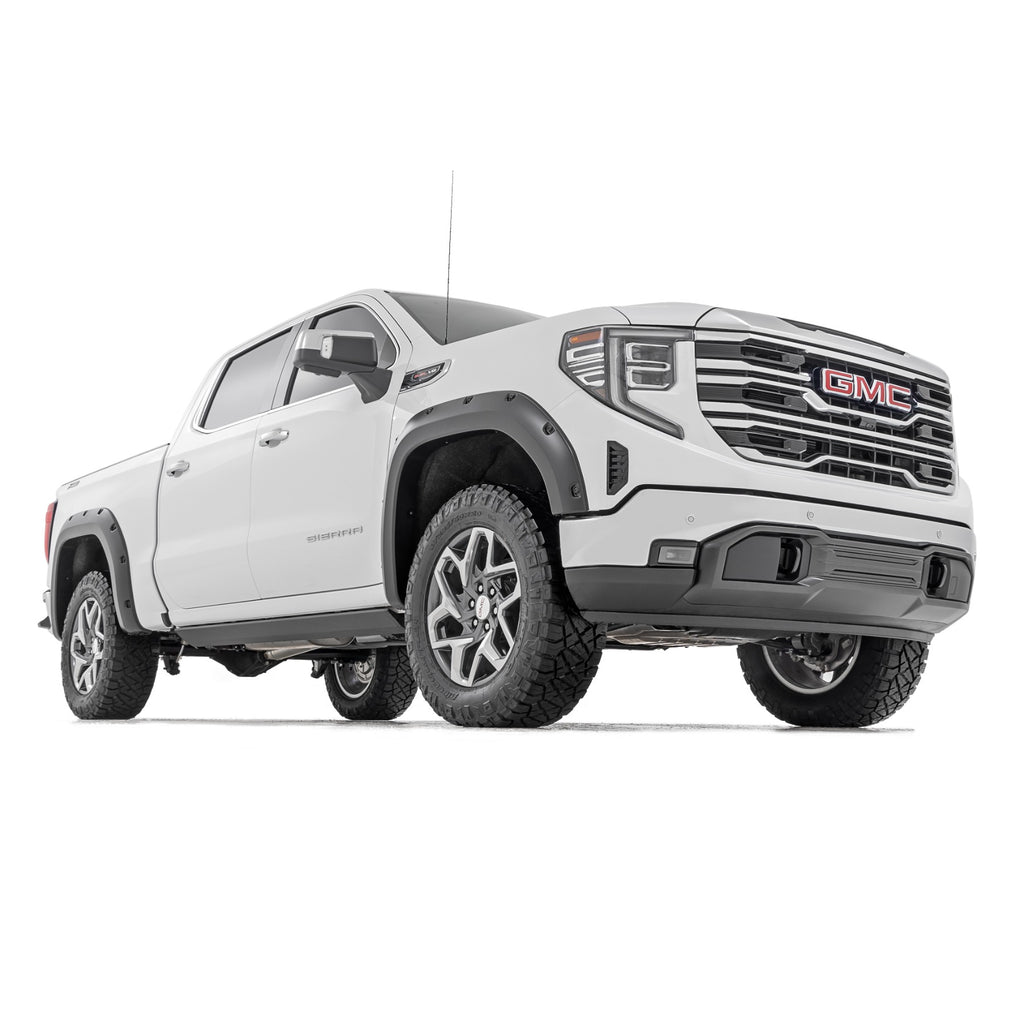 Traditional-Pocket-Fender-Flares-Gloss-Black-Gmc-Sierra-1500-2Wd4Wd-(19-23)-Rough-Country