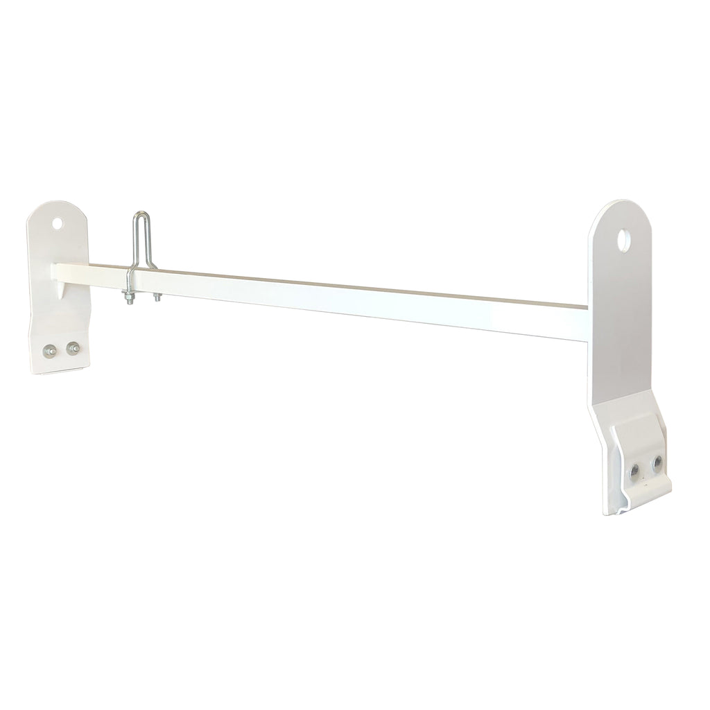 Trail-Fx-Universal-Van-Rack-With-Gutters-Powder-Coated-White-Steel-Adds-200-Poun
