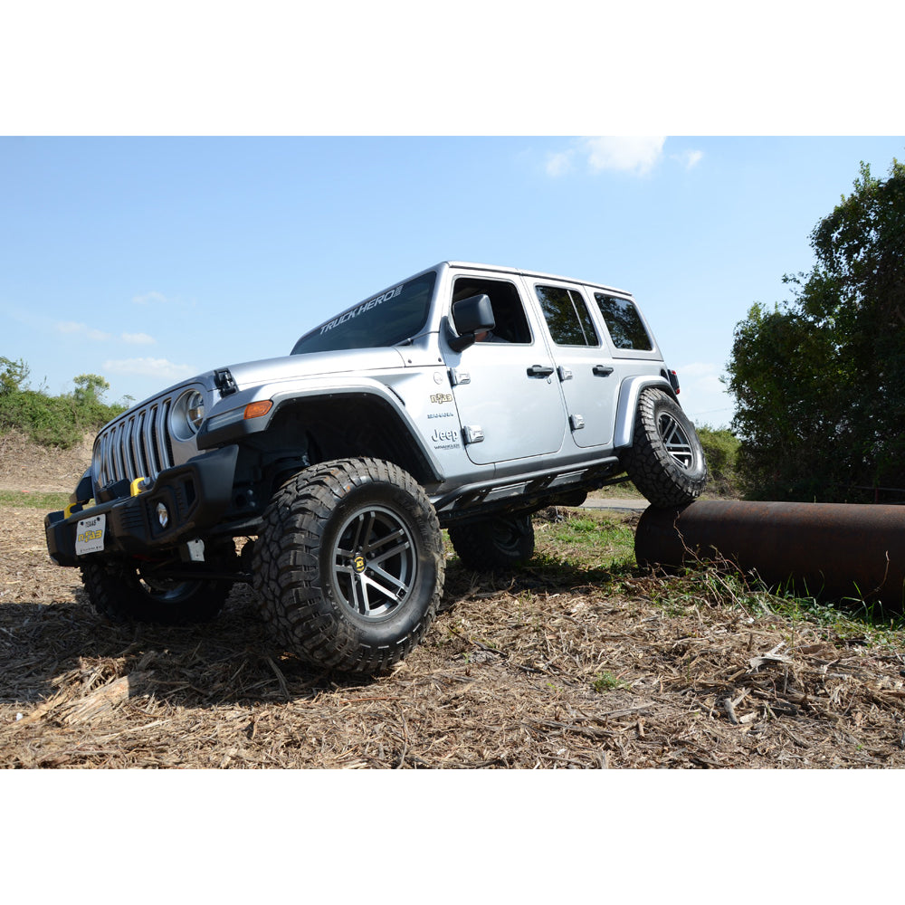 Trail-Slider-Steps-07-17-Jeep-Wrangler-Jk-4Dr---Srw---Textured-Black