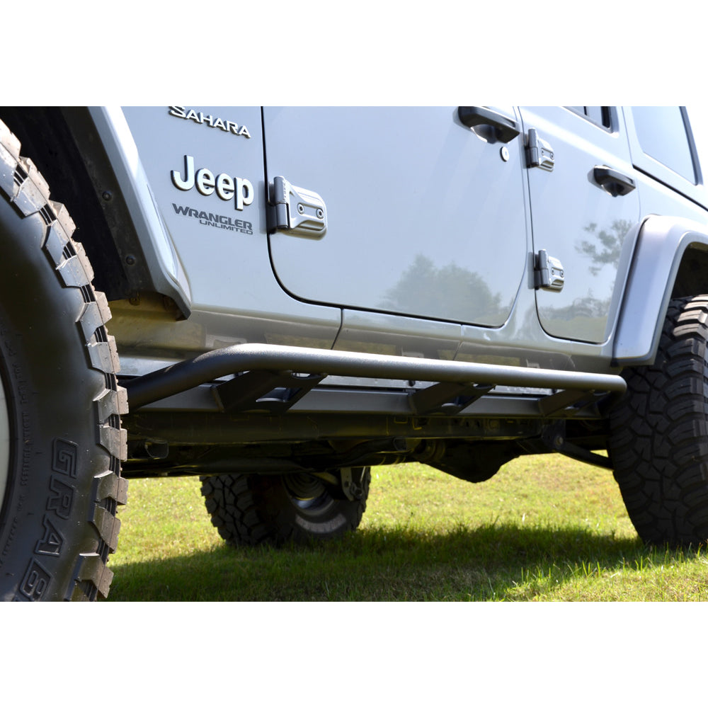 Trail-Slider-Steps-2020-Jeep-Wrangler-Gladiator-Jt-4-Door-All-Beds---Srw---Textured-Black