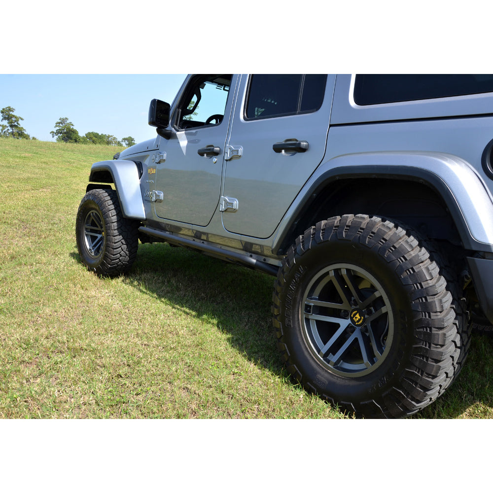 Trail-Slider-Steps-2020-Jeep-Wrangler-Gladiator-Jt-4-Door-All-Beds---Srw---Textured-Black