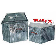 Load image into Gallery viewer, Trailer-Tongue-Sgl-Lid-Dia-Tread-Bright-Pol-16-Gauge-Alum-34X16x13