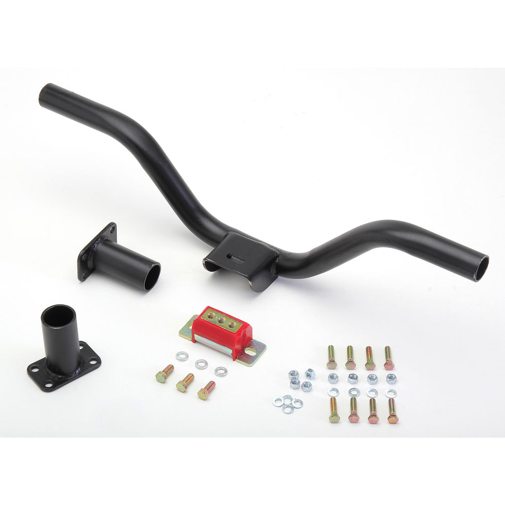 Trans.-Crossmember-WPoly-Pads;-700R4,4L60e,T56;-26-In.-36-In.-Rails;-6-In.-Drop