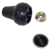 Crown Automotive 3241430K Transfer Case Shift Knob Kit, Black,Silver, w/ Dana 300 Transfer Case