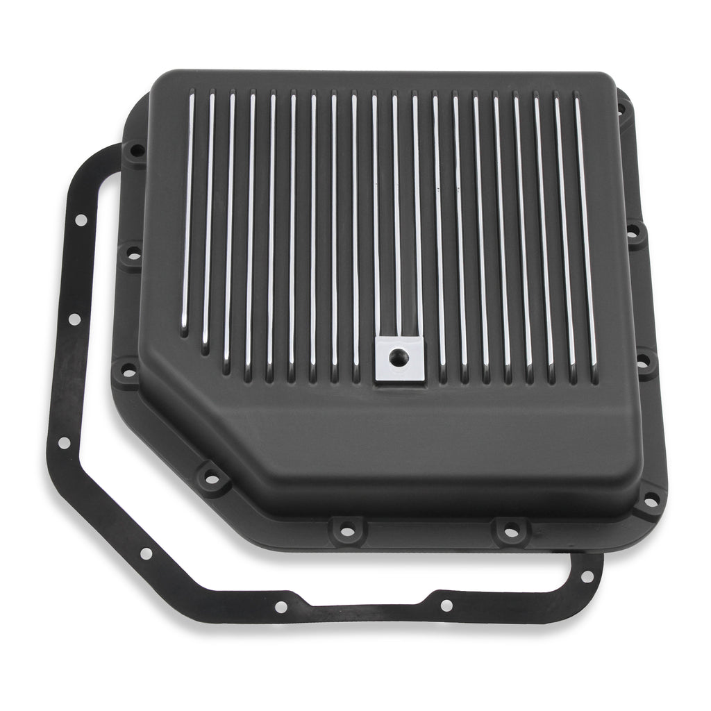 Transmission-Oil-Pan---Black-Aluminum