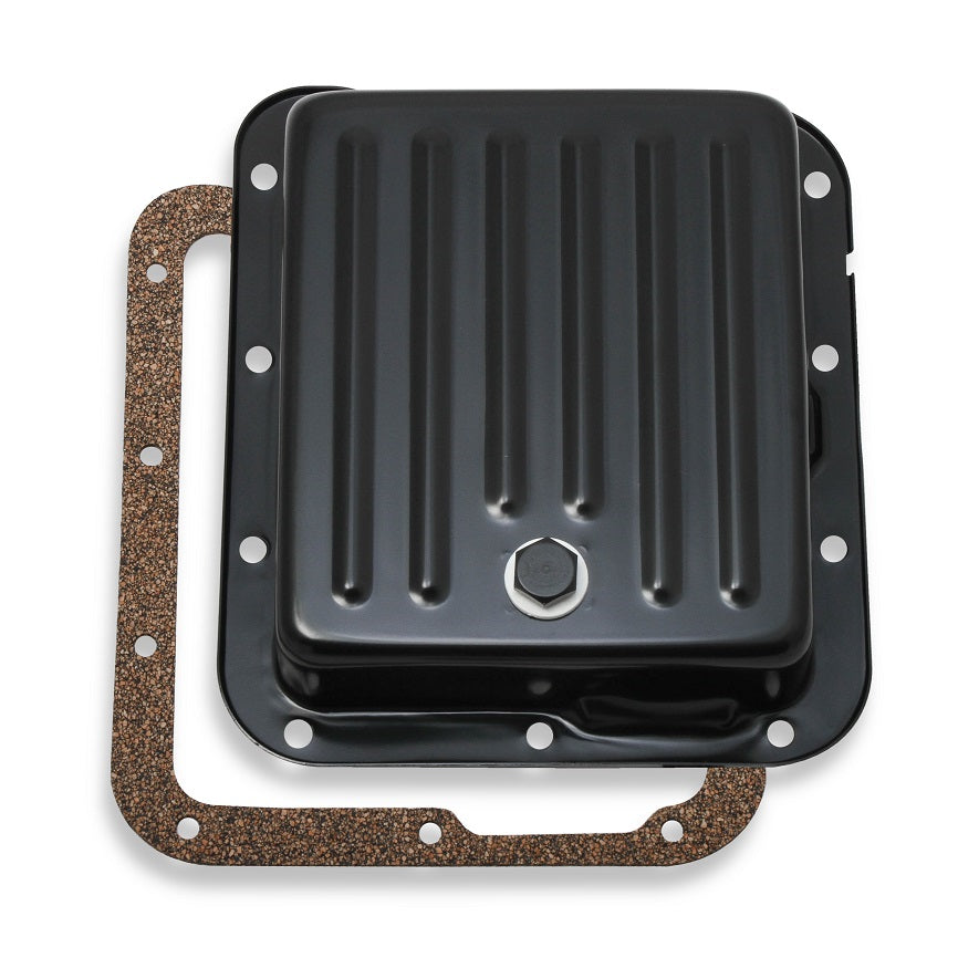 Transmission-Oil-Pan---Black-Steel