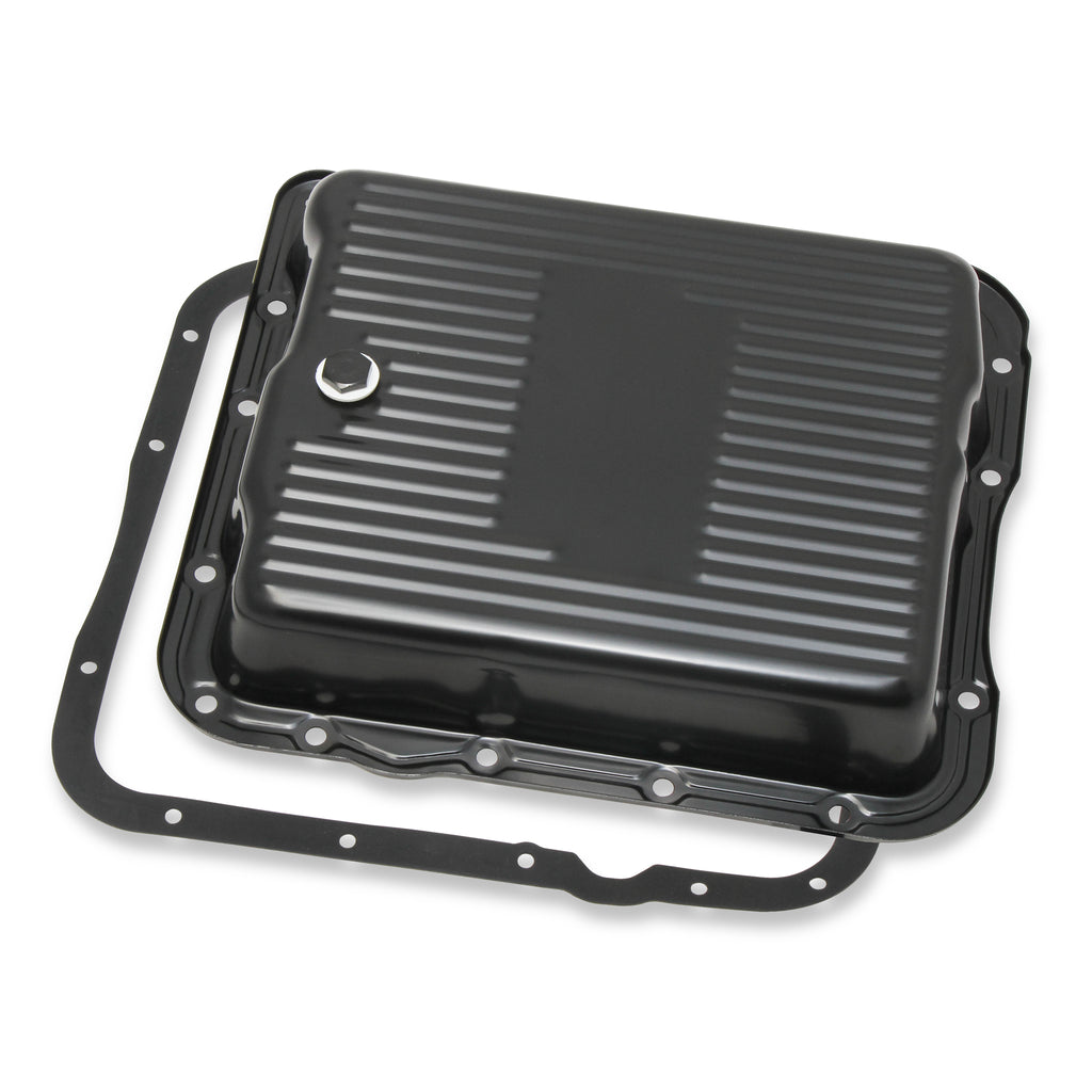 Transmission-Oil-Pan---Black-Steel