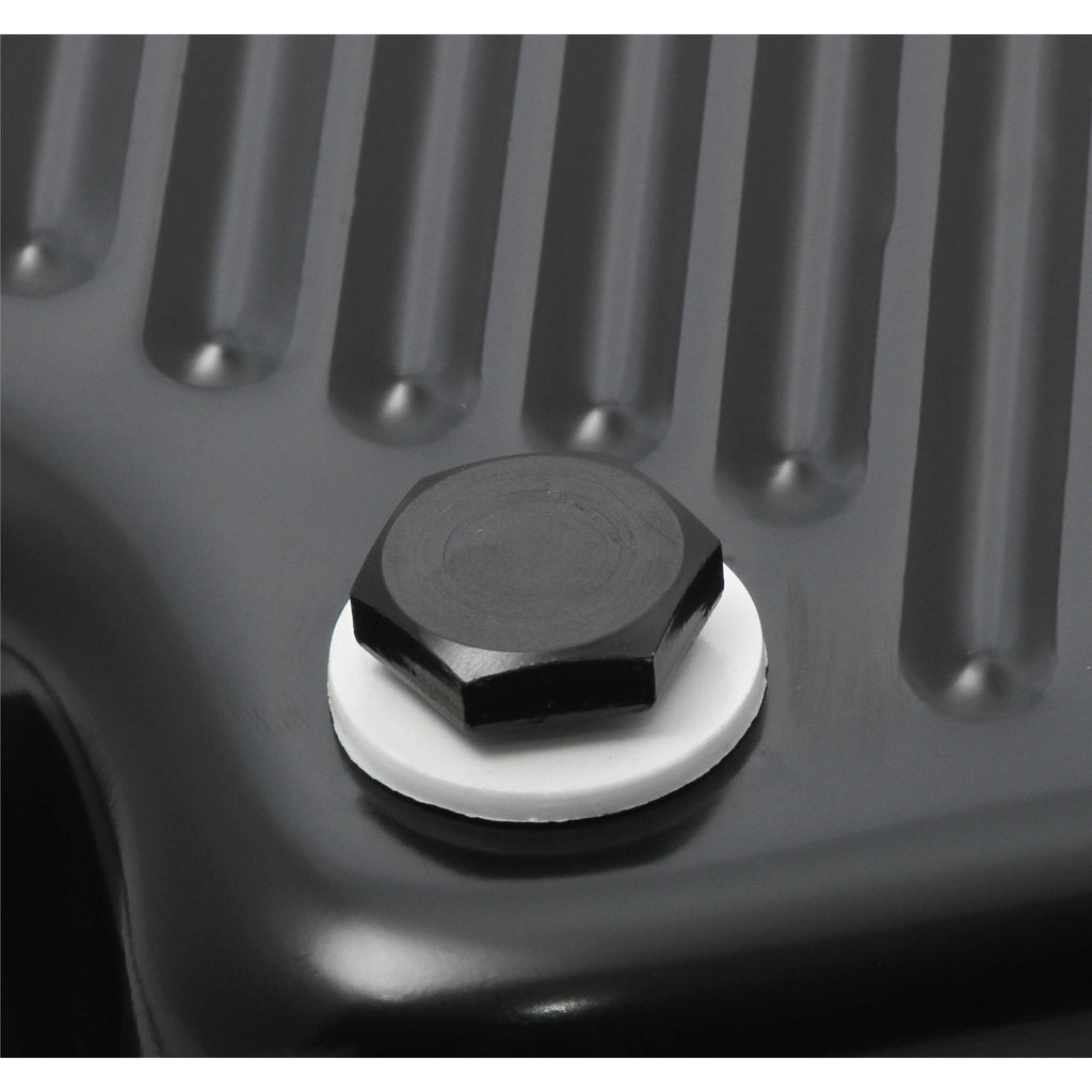 Transmission-Oil-Pan---Black-Steel