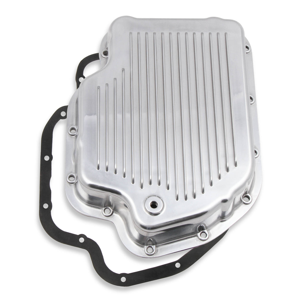 Transmission-Oil-Pan---Polished-Aluminum