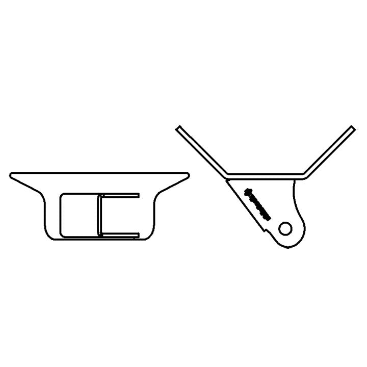 Tri-Link-Left-Frame-Bracket-Assembly,-Uncoated.