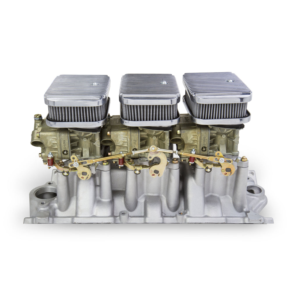 Tri-Power-3X2-Sbc-Intake-And-Dichromate-Carbs-Kit