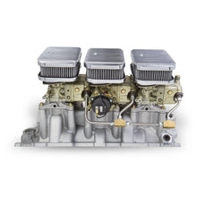 Load image into Gallery viewer, Tri-Power-3X2-Sbc-Intake-And-Dichromate-Carbs-Kit