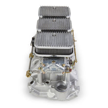 Load image into Gallery viewer, Tri-Power-3X2-Sbc-Intake-And-Shiny-Carbs-Kit