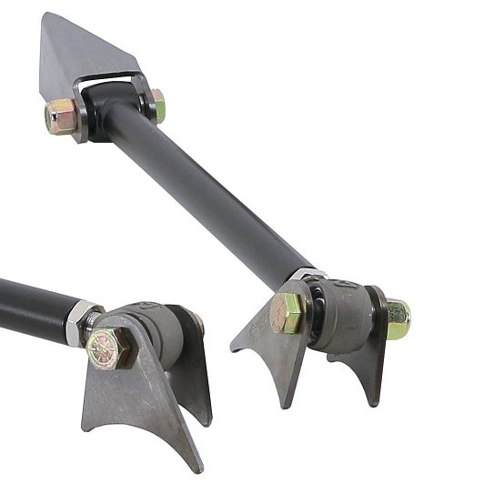 Triangulated-Four-Link-,-Universal-Weld-In-With-Black-Powder-Coated-Bars.