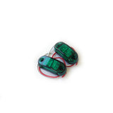 Race Sport RS-O2.5-2HG Truck and Trailer LED 2.5x1in Green Marker (w/ 2 Hole Mount)