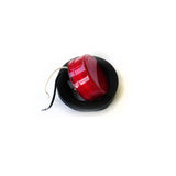 Race Sport RS-2.5-GR Truck and Trailer LED 2.5in Round Red (w/ Grommet)