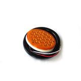 Race Sport RS-4-GA Truck and Trailer LED 4in Round Amber (w/ Grommet)
