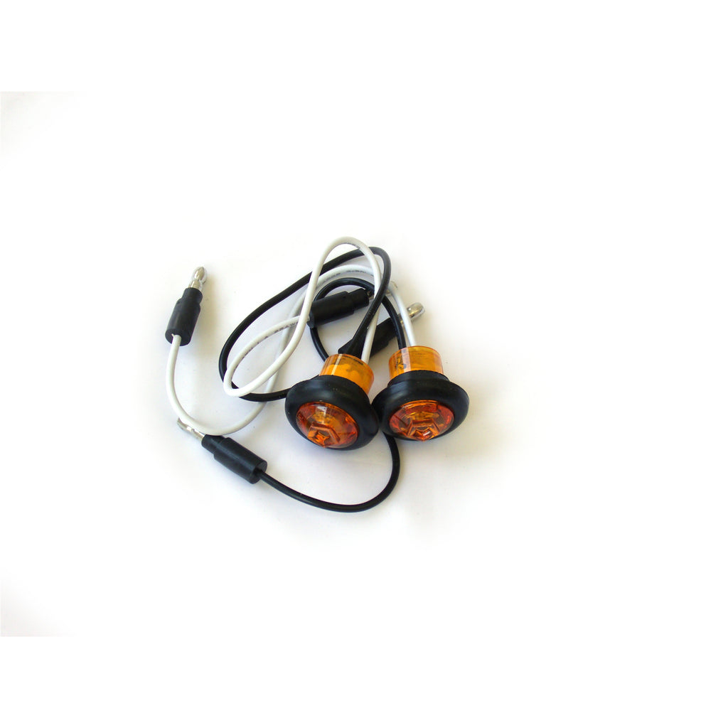 Truck-And-Trailer-Led-.75In-Round-Amber-(W-Grommet)