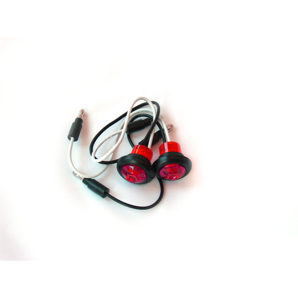 Truck-And-Trailer-Led-.75In-Round-Red-(W-Grommet)