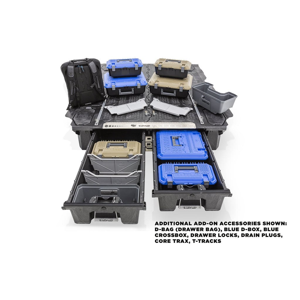 Truck-Bed-Organizer-21-Pres-Ford-F150-Aluminum-5-Ft-6-Inch-W-Pro-Power-Onboard-Decked