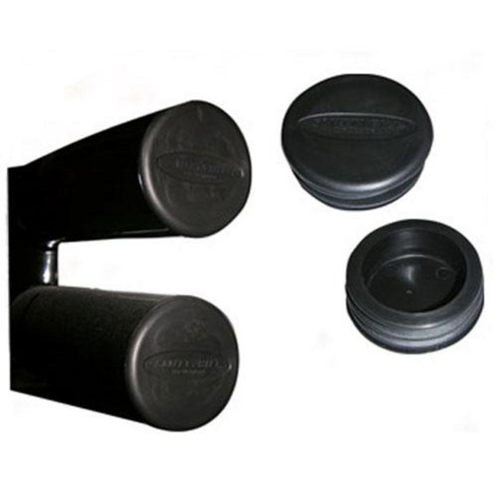 Tubular-Bumper---End-Caps---3-Tube---Pair---Black