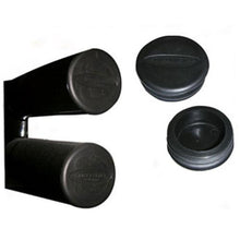 Load image into Gallery viewer, Tubular-Bumper---End-Caps---3-Tube---Pair---Black