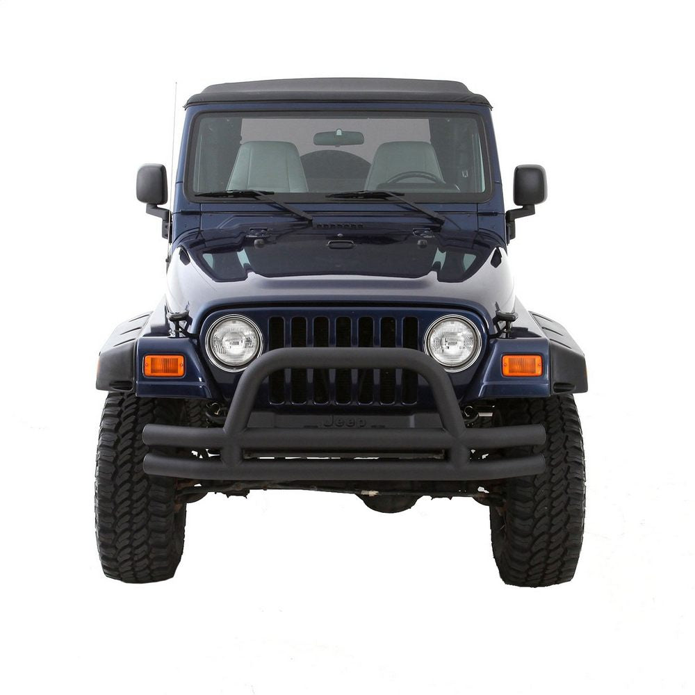 Tubular-Bumper---Front---W-Hoop---Black-Textured