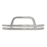 Smittybilt JB48-FS Tubular Bumper - Front - W/ Hoop - Stainless Steel