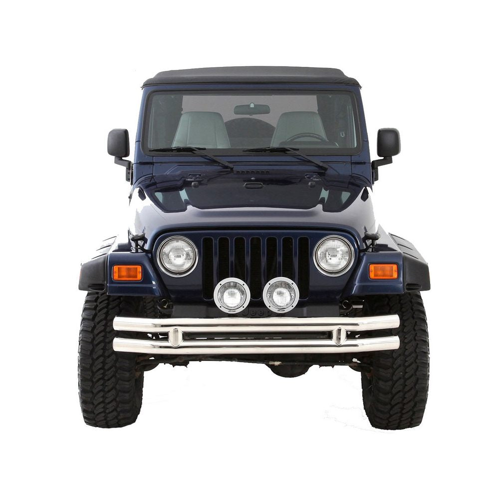 Tubular-Bumper---Front---WO-Hoop---Black-Textured